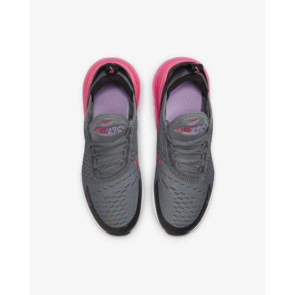 Nike Air Max 270 Hyper Pink Smoke Grey Black Sz 6.5y Wmn’s 8 943345-031 - Picture 4 of 8